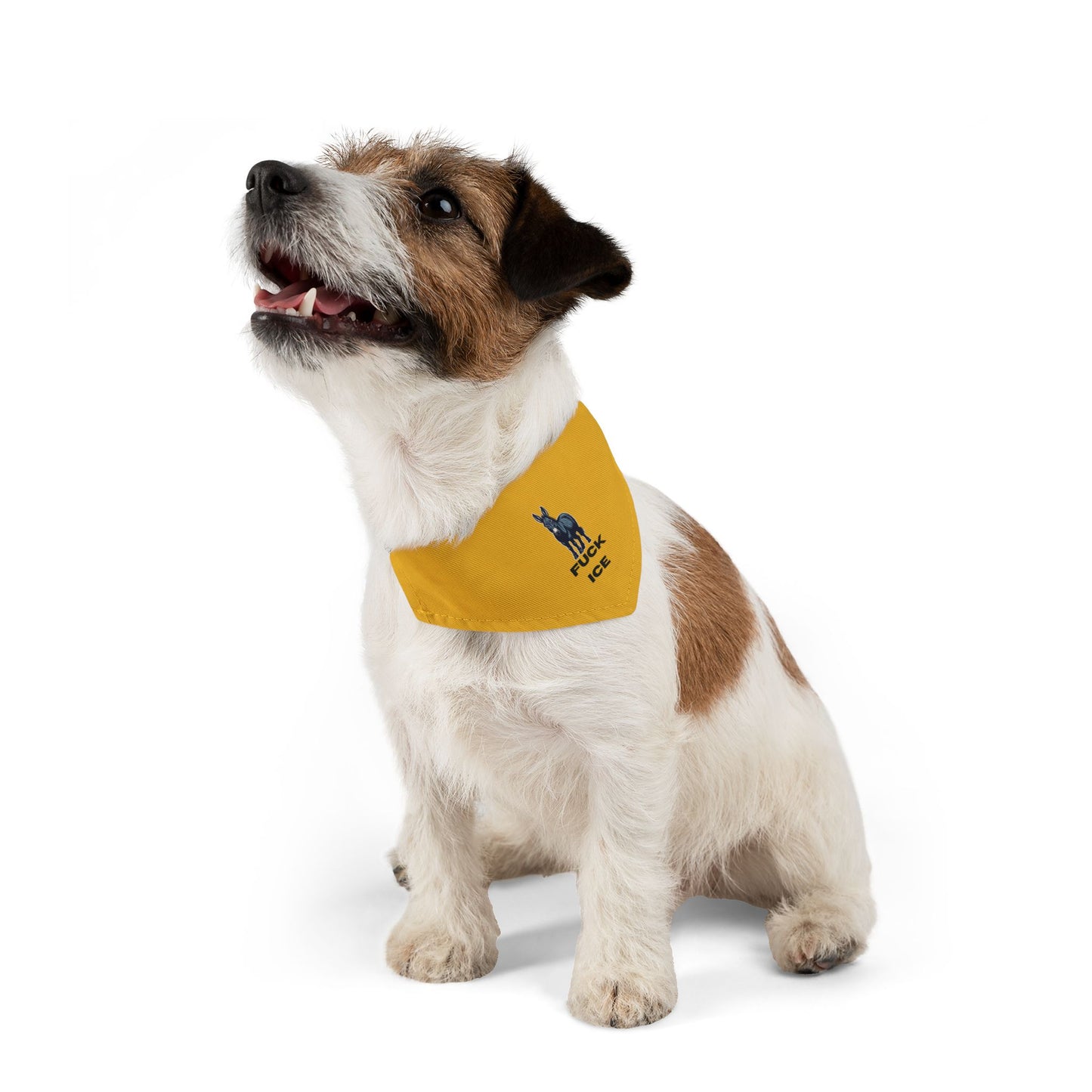 Democrat Donkey Fuck Ice Pet Bandana Collar, Dog Fashion Accessory, Unique Pet Gift, Adjustable Dog Scarf, Cute Dog Apparel