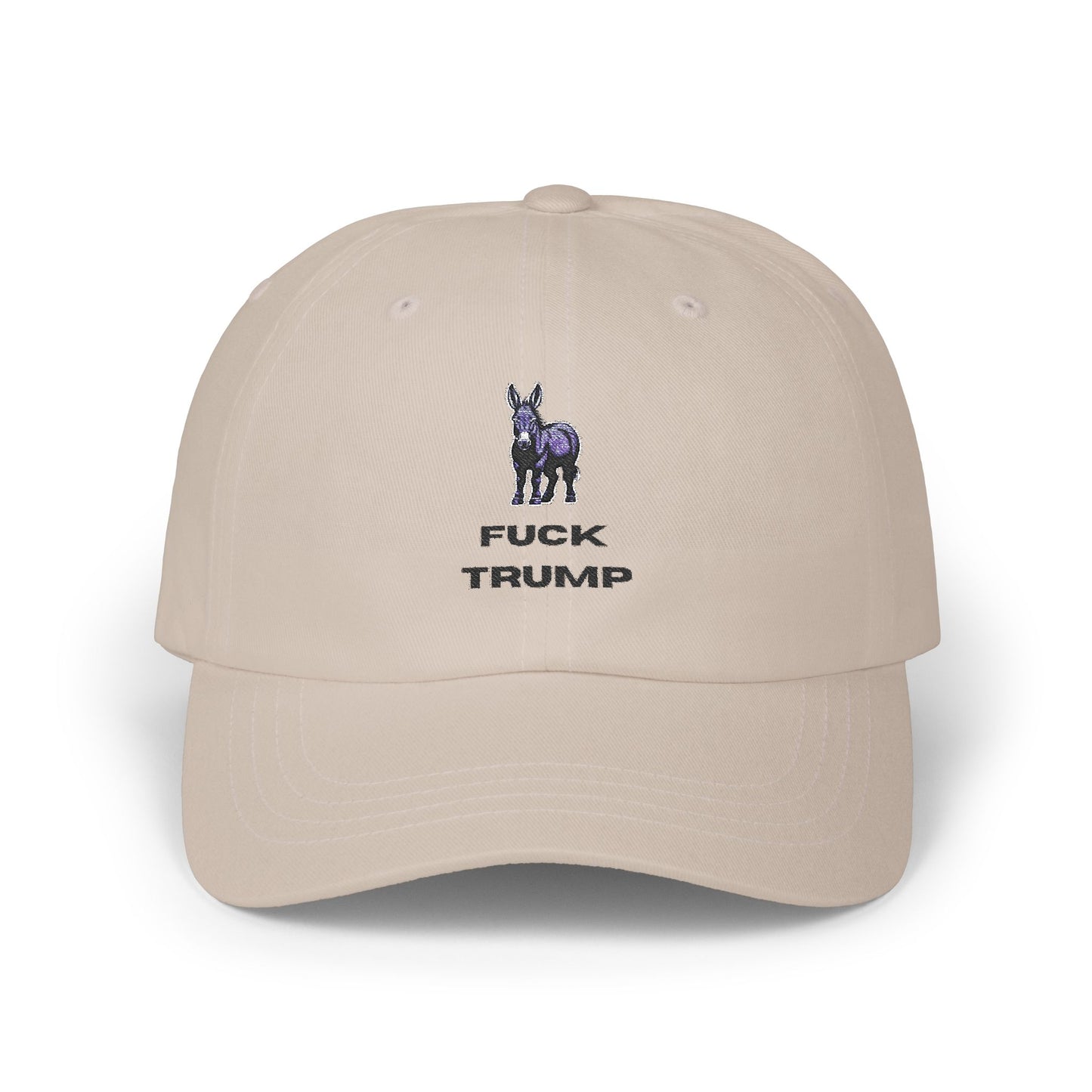 Democrat Donkey Fuck Trump Cap- Light Colors | Perfect Gift for Woke Grandpawrents, Casual Outings, Everyday Wear