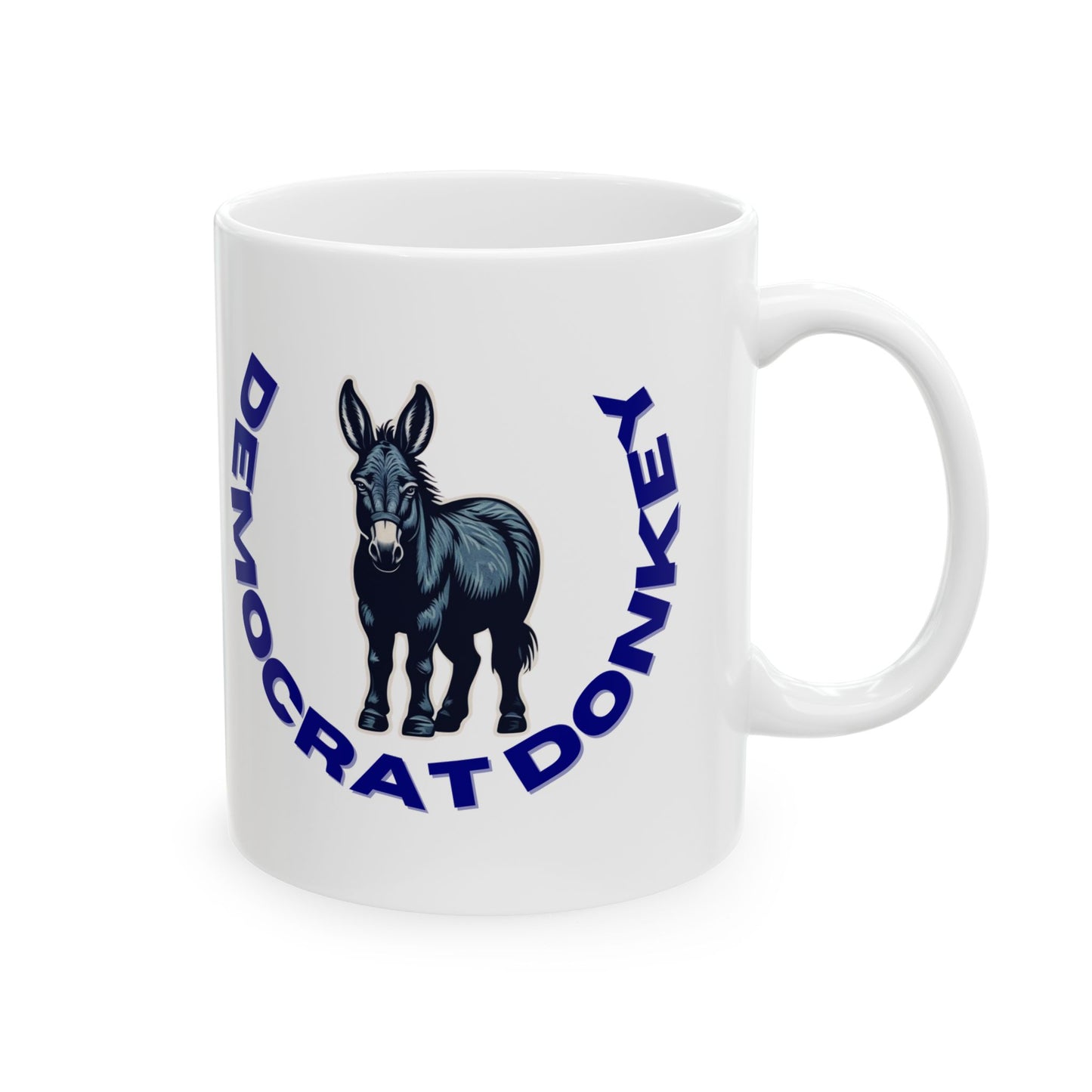 Democrat Donkey Cruz to Cancun Ceramic Mug, 11oz & 15oz Sizes, Great for Birthdays, Coffee Lover's Present, Humorous Home Decor