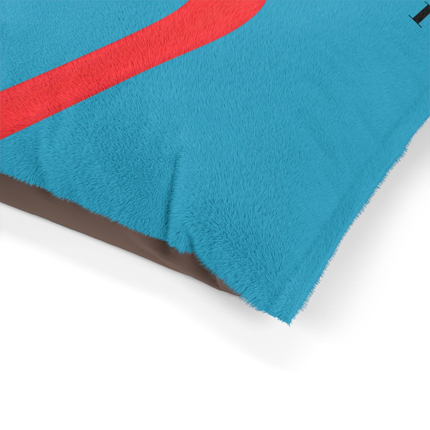 Cozy Pet Bed for Grandpuppies | Gigi's Granddogger Custom Turquoise Dog Bed, Soft Pet Cushion, Ideal for Gifts, Home Decor, Pet Lovers