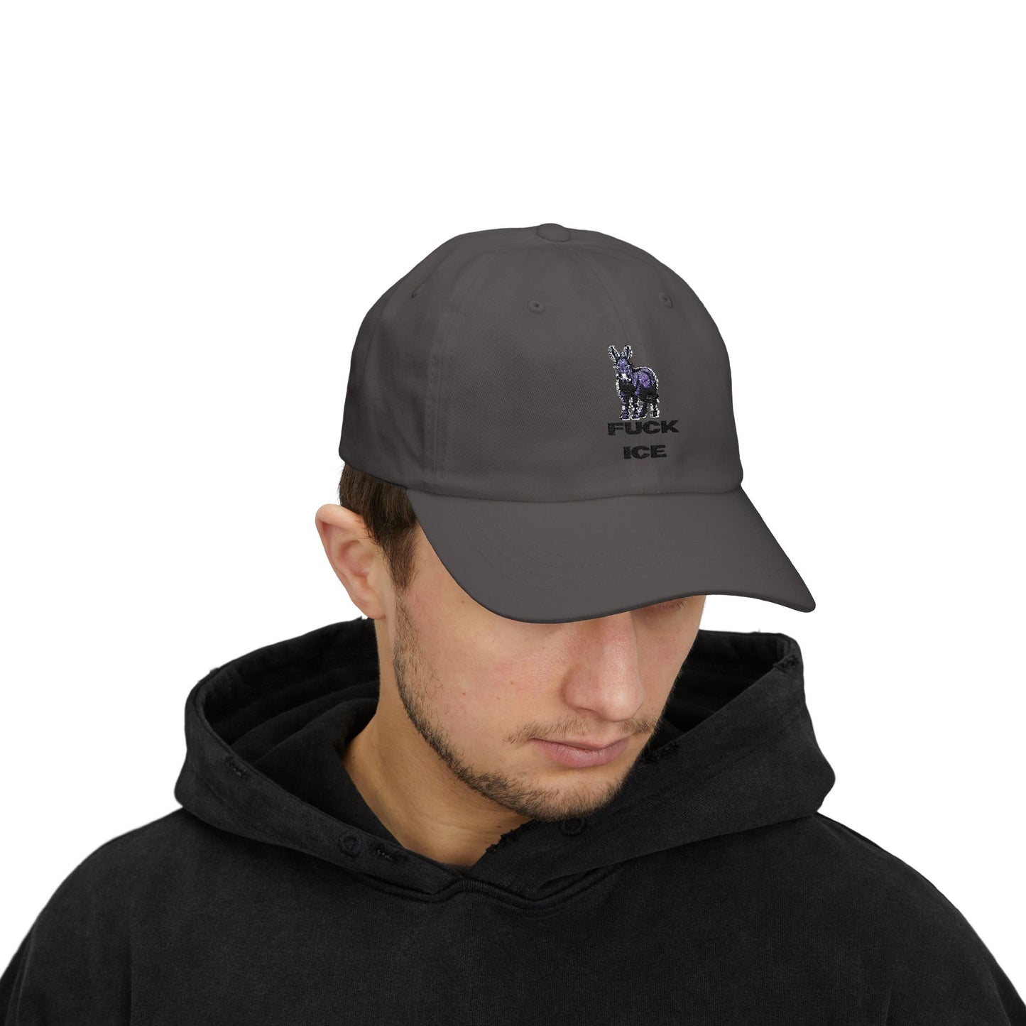 Democrat Donkey Fuck ICE Cap- Light Colors | Perfect Gift for Woke Grandpawrents, Casual Outings, Everyday Wear