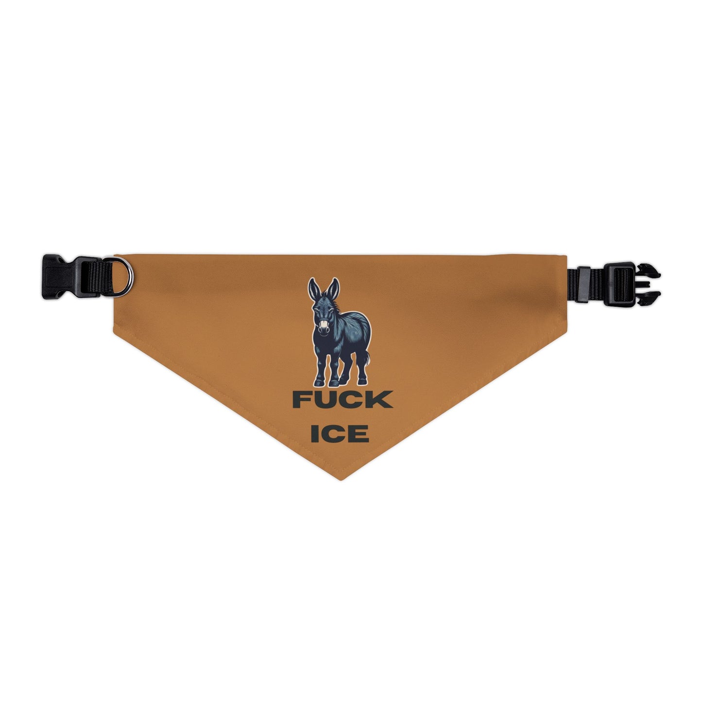 Democrat Donkey Fuck Ice Pet Bandana Collar, Dog Fashion Accessory, Unique Pet Gift, Adjustable Dog Scarf, Cute Dog Apparel