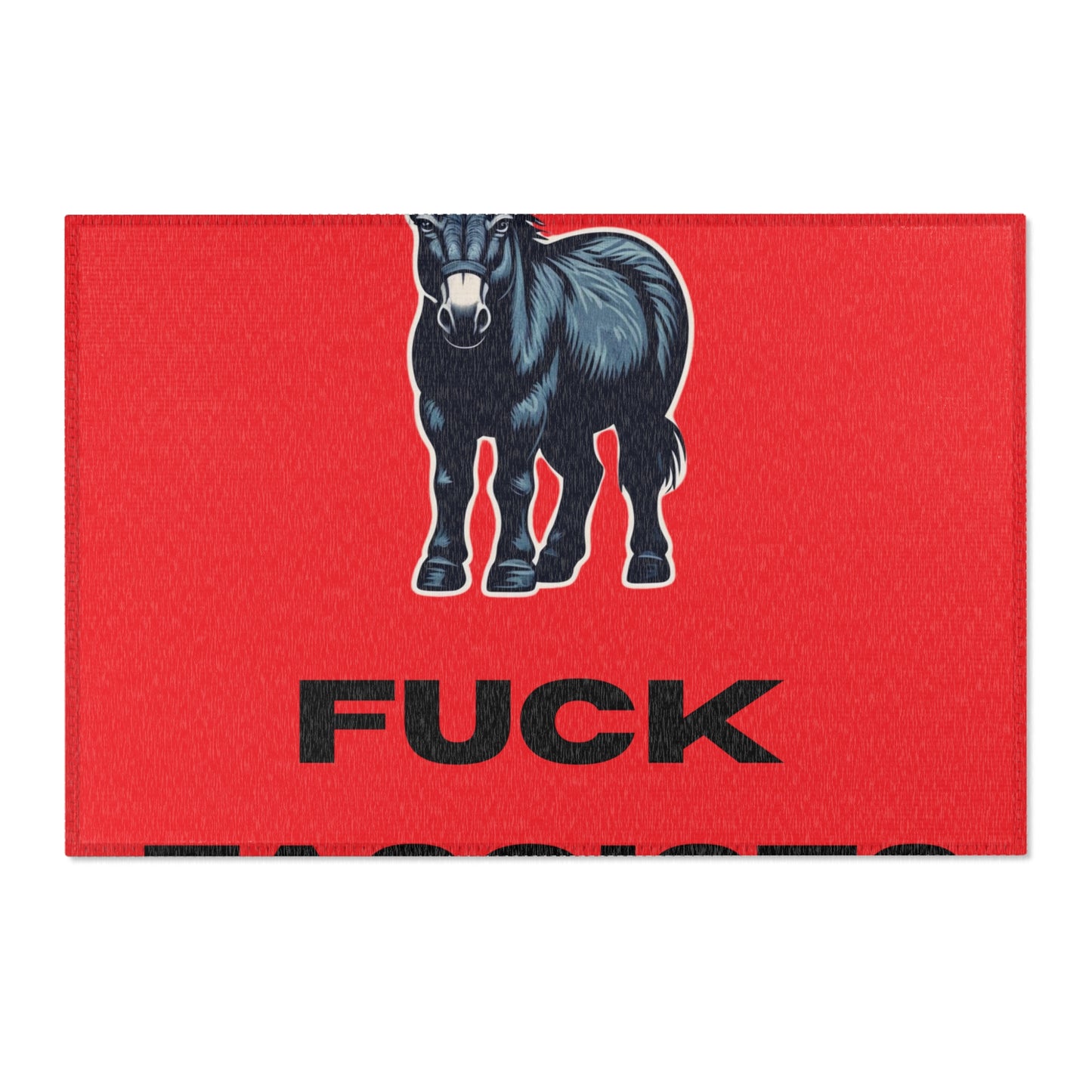 Democrat Donkey Fuck Fascists Area Rugs for Cozy Spaces, Living Room Decor, Home Accent Rugs, Stylish Floor Mats, Gifts for Housewarming