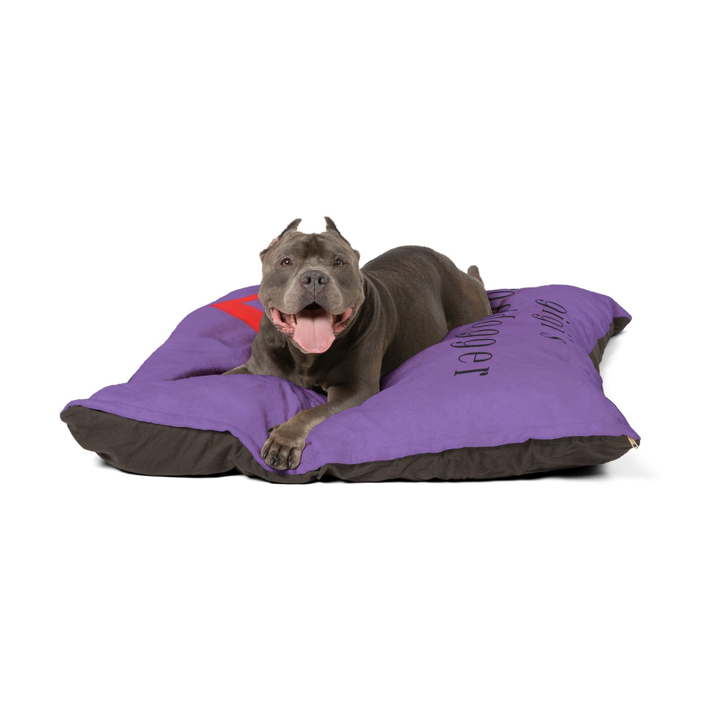 Cozy Pet Bed for Grandpuppies | Gigi's Granddogger Custom Pink Dog Bed, Soft Pet Cushion, Ideal for Gifts, Home Decor, Pet Lovers