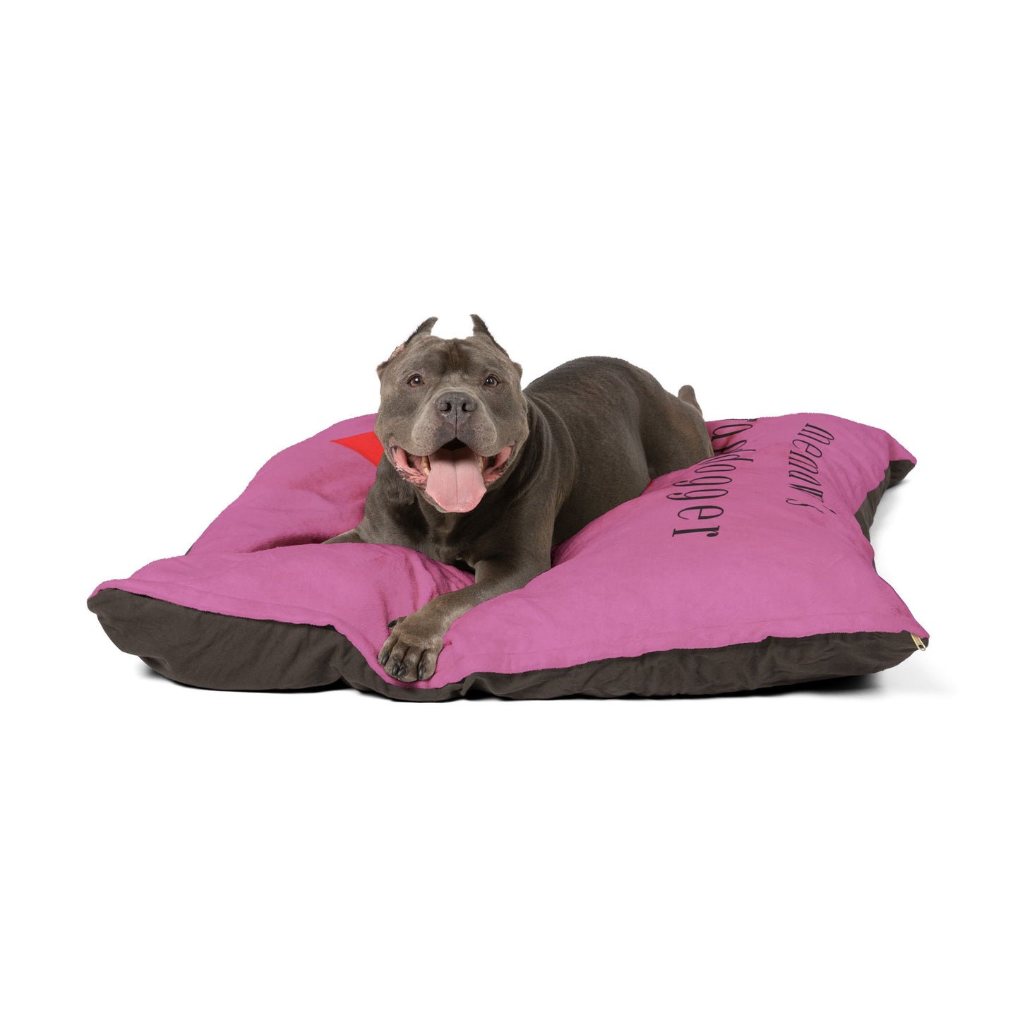 Cozy Pet Bed for Grandpuppies | Memaw's Granddogger Custom Pink Dog Bed, Soft Pet Cushion, Ideal for Gifts, Home Decor, Pet Lovers