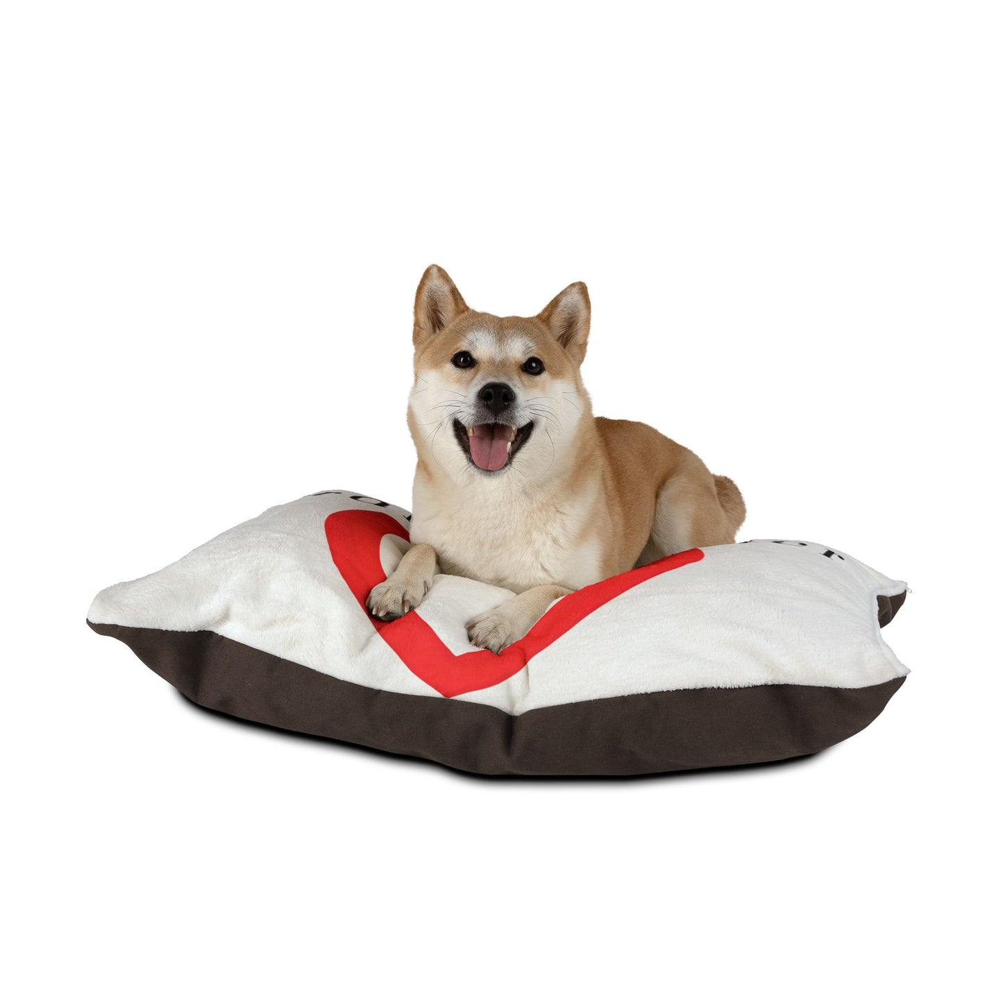 Cozy Pet Bed for Grandpuppies | Gigi's Granddogger Custom White Dog Bed, Soft Pet Cushion, Ideal for Gifts, Home Decor, Pet Lovers