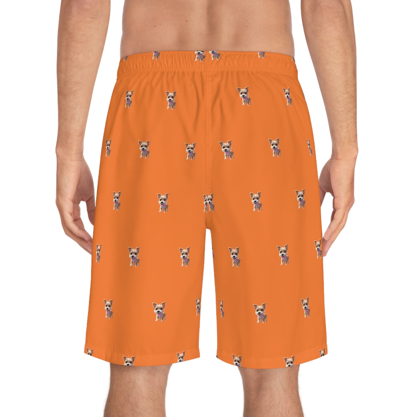 Tater Tot Men's Board Shorts, AOP Beachwear, Summer Swim Trunks, Fun Pet Design Shorts, Vacation Essentials