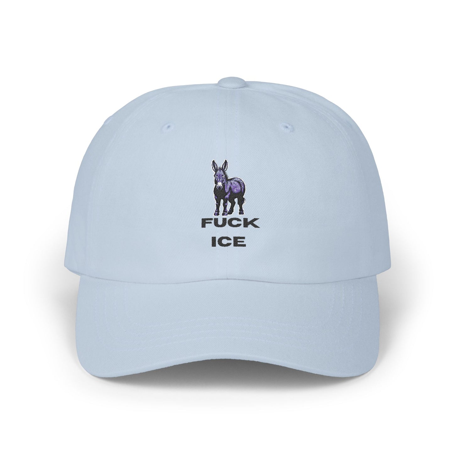 Democrat Donkey Fuck ICE Cap- Light Colors | Perfect Gift for Woke Grandpawrents, Casual Outings, Everyday Wear