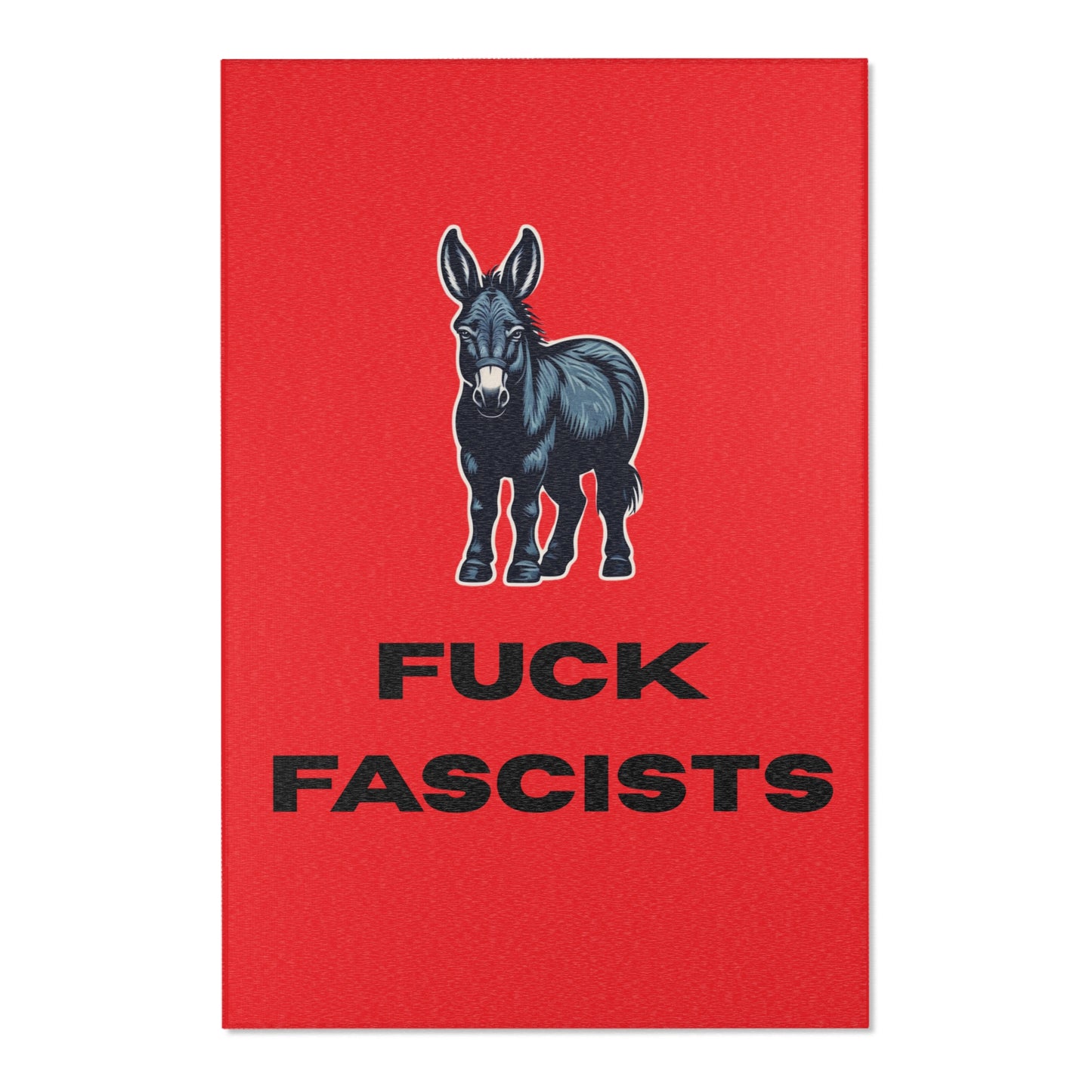 Democrat Donkey Fuck Fascists Area Rugs for Cozy Spaces, Living Room Decor, Home Accent Rugs, Stylish Floor Mats, Gifts for Housewarming