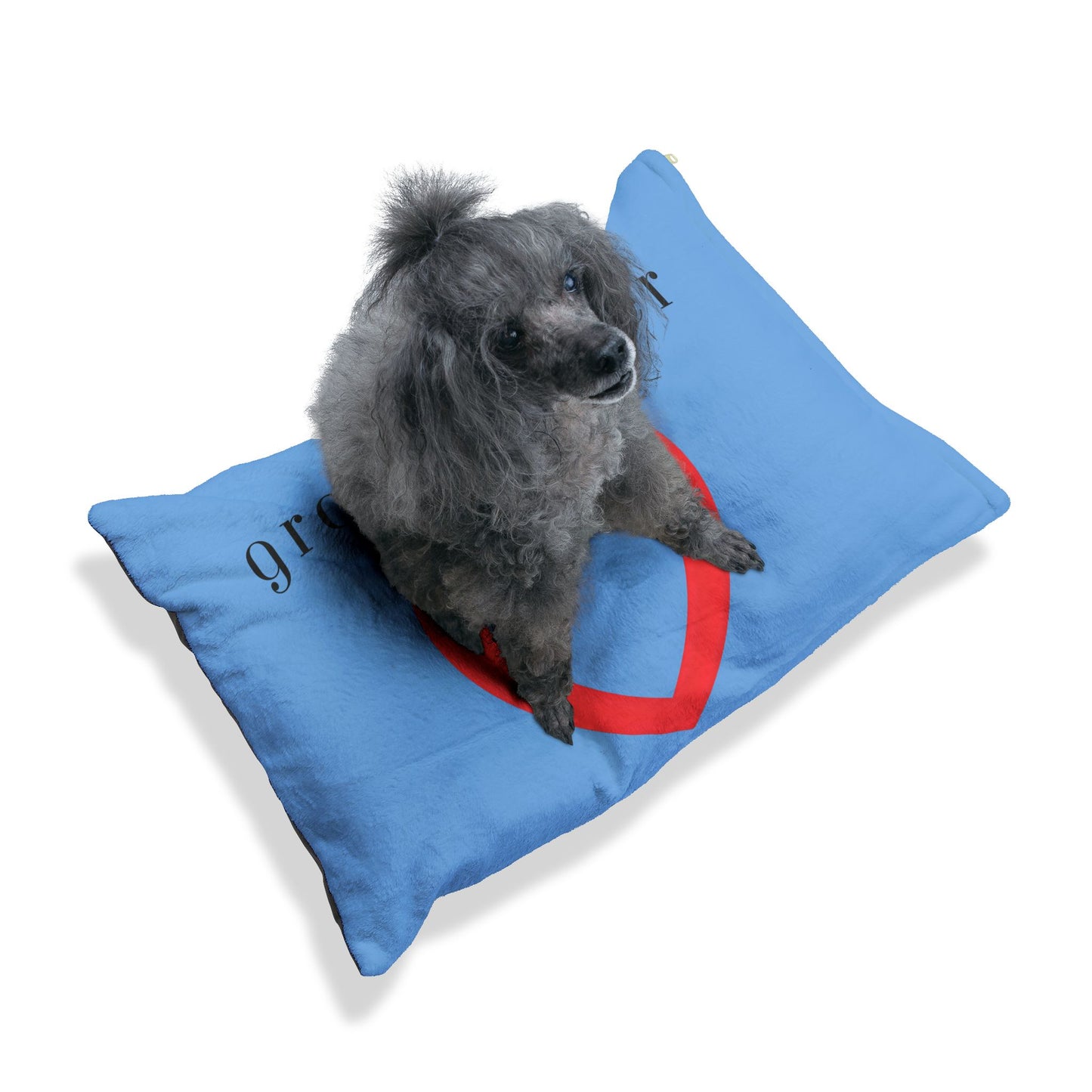 Cozy Pet Bed for Grandpuppies | Gigi's Granddogger Custom Light Blue Dog Bed, Soft Pet Cushion, Ideal for Gifts, Home Decor, Pet Lovers