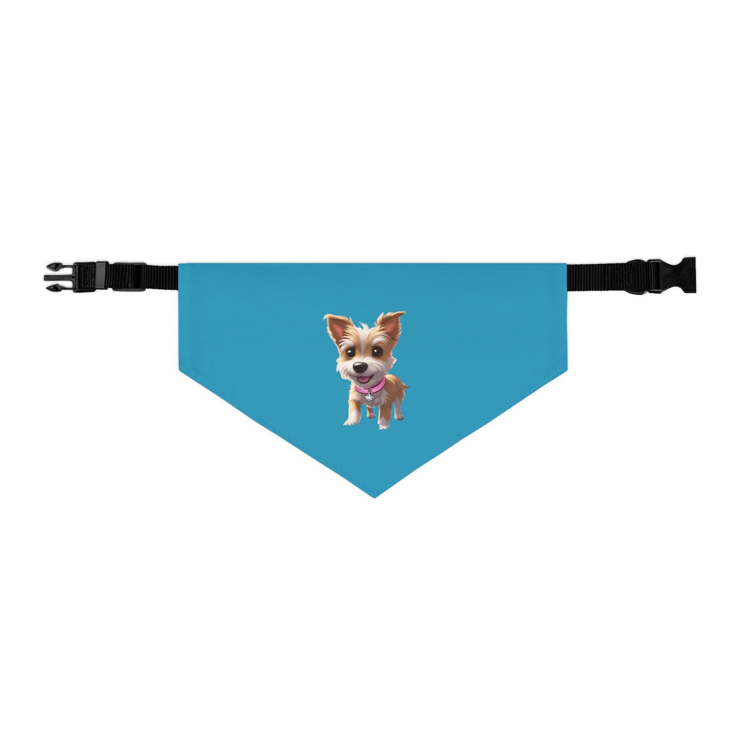 Custom Turquoise Tater Tot MyGranddogger Pet Bandana Collar, Dog Fashion Accessory, Unique Pet Gift, Adjustable Dog Scarf, Cute Dog Apparel