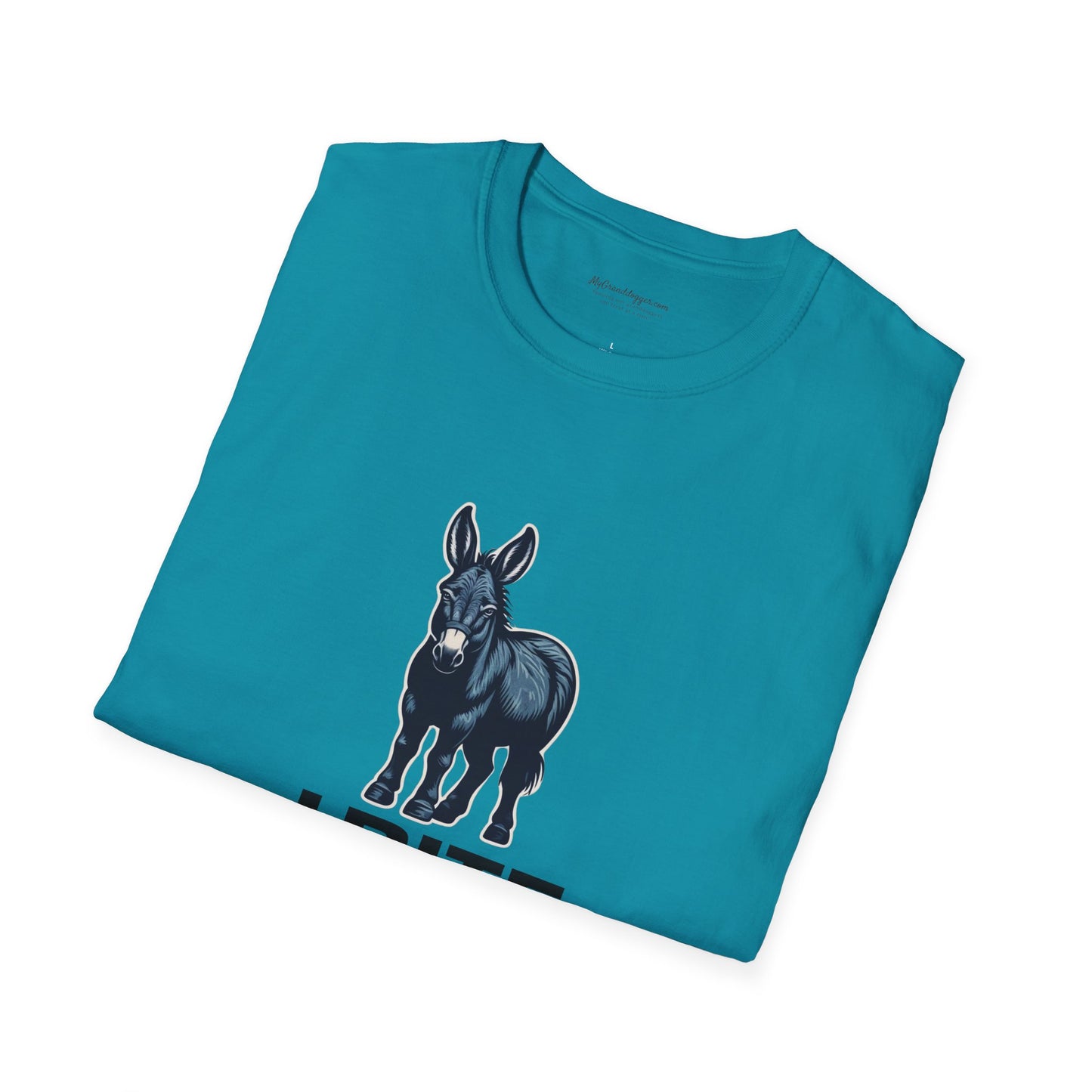 Democrat Donkey I Bite Fascists Unisex T-Shirt - Perfect Gift for Woke Family, Mother's Day, Grandpawrent's Day, Birthday, Casual Wear, Matching Granddogger Shirt Available