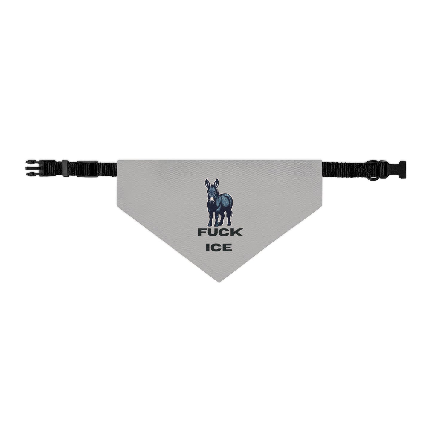 Democrat Donkey Fuck Ice Pet Bandana Collar, Dog Fashion Accessory, Unique Pet Gift, Adjustable Dog Scarf, Cute Dog Apparel