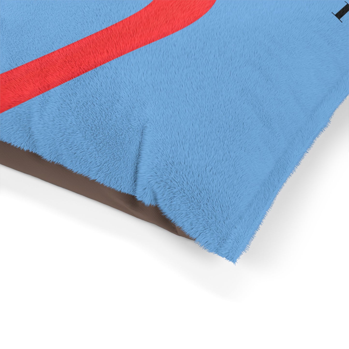 Cozy Pet Bed for Grandpuppies | Gigi's Granddogger Custom Light Blue Dog Bed, Soft Pet Cushion, Ideal for Gifts, Home Decor, Pet Lovers