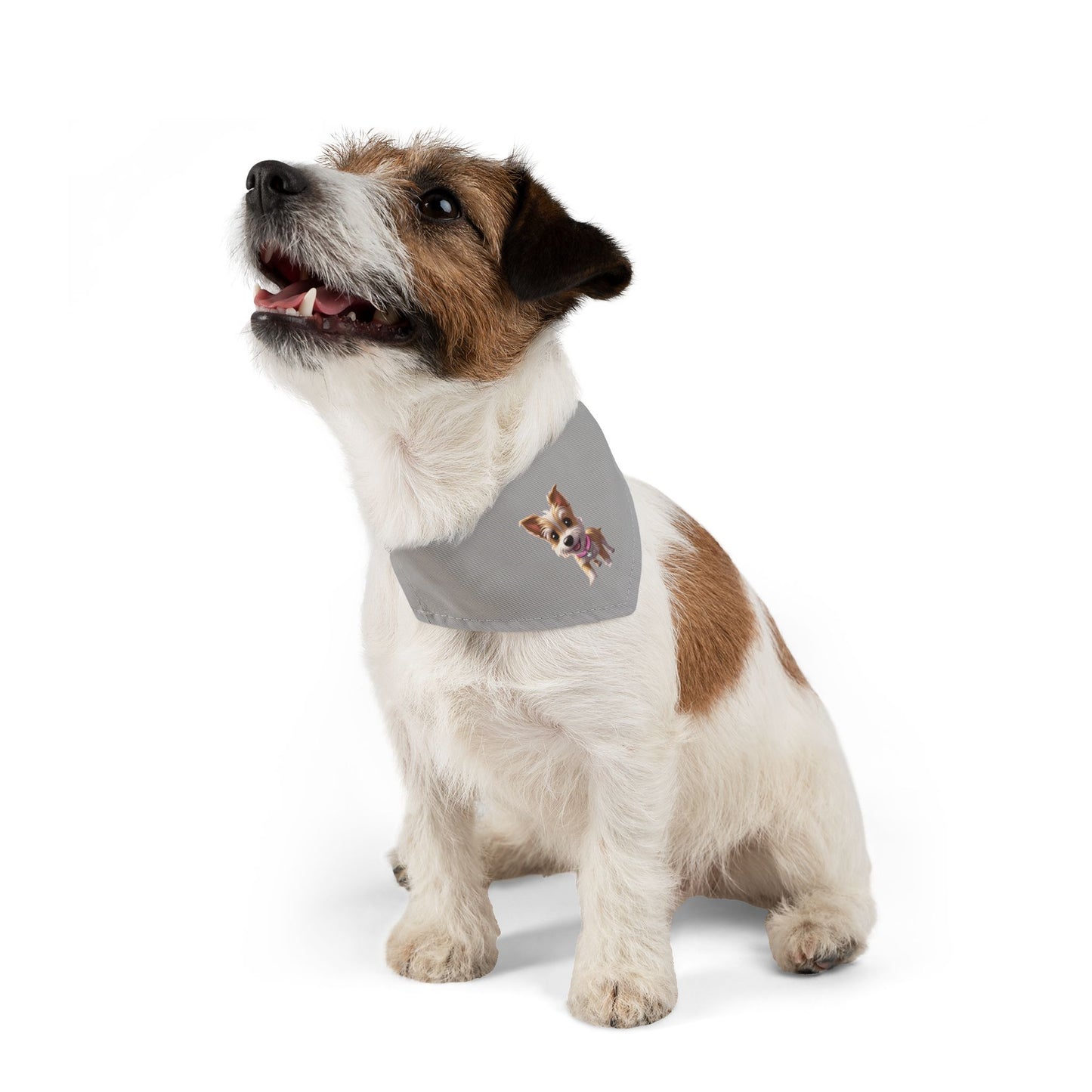 Custom Turquoise Tater Tot MyGranddogger Pet Bandana Collar, Dog Fashion Accessory, Unique Pet Gift, Adjustable Dog Scarf, Cute Dog Apparel