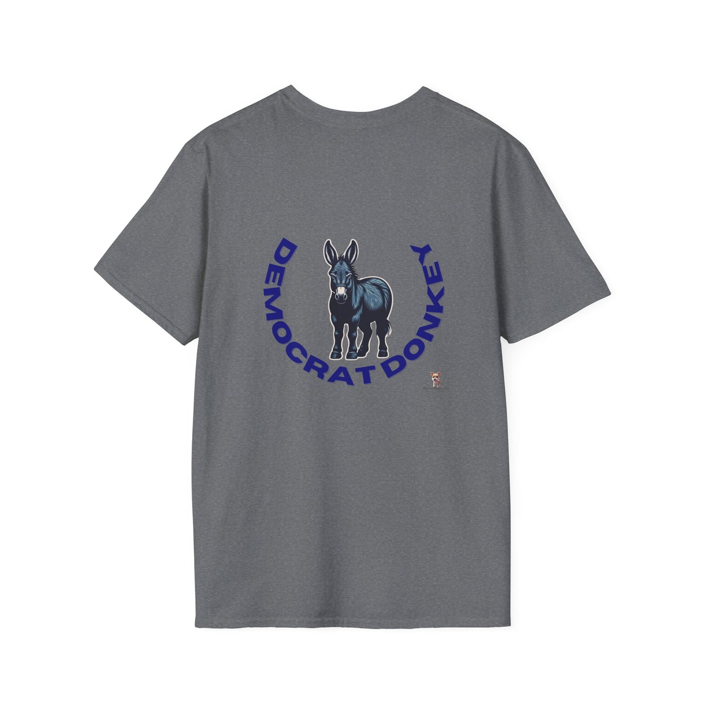 Democrat Donkey- MyGrandogger is Smarter than Your President Unisex T-Shirt - Perfect Gift for Family, Mother's Day, Grandpawrent's Day, Birthday, Casual Wear