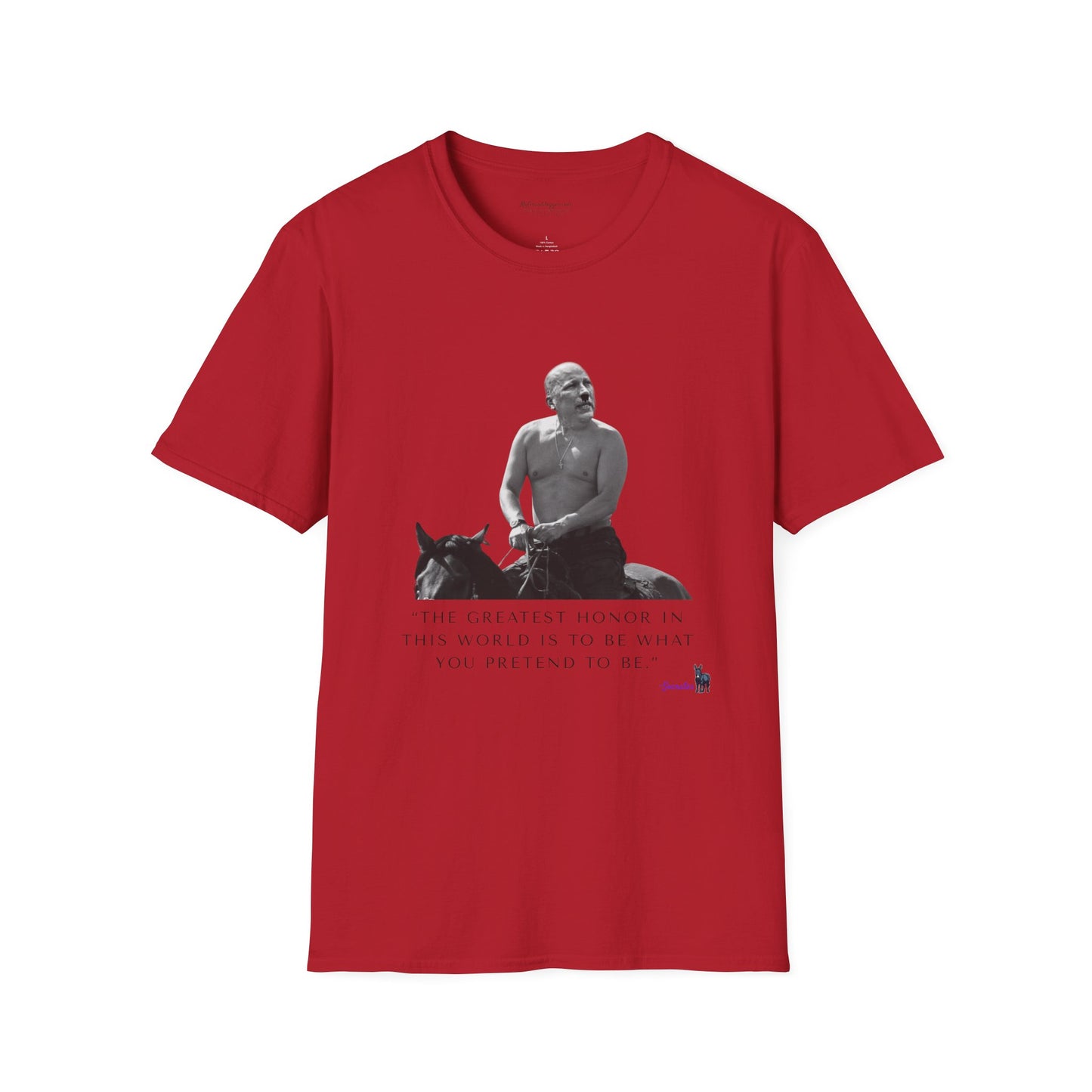 Democrat Donkey- Chip Roy and Vladimir Putin featuring a quote from Socrates Unisex T-Shirt - Perfect Gift for Family, Mother's Day, Grandpawrent's Day, Birthday, Casual Wear