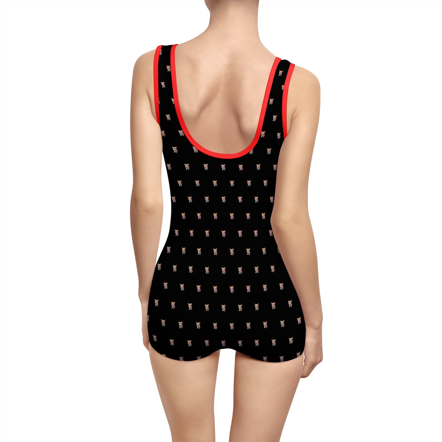 Women's Vintage Swimsuit, Retro Bathing Suit, Stylish Swimwear, Summer Pool Party Outfit, Beach Vacation Essential, Holiday Swimwear