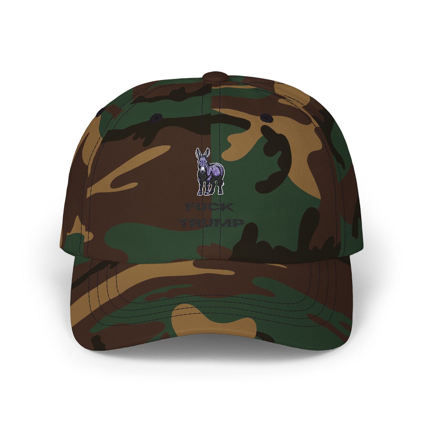 Democrat Donkey Fuck Trump Cap- Light Colors | Perfect Gift for Woke Grandpawrents, Casual Outings, Everyday Wear
