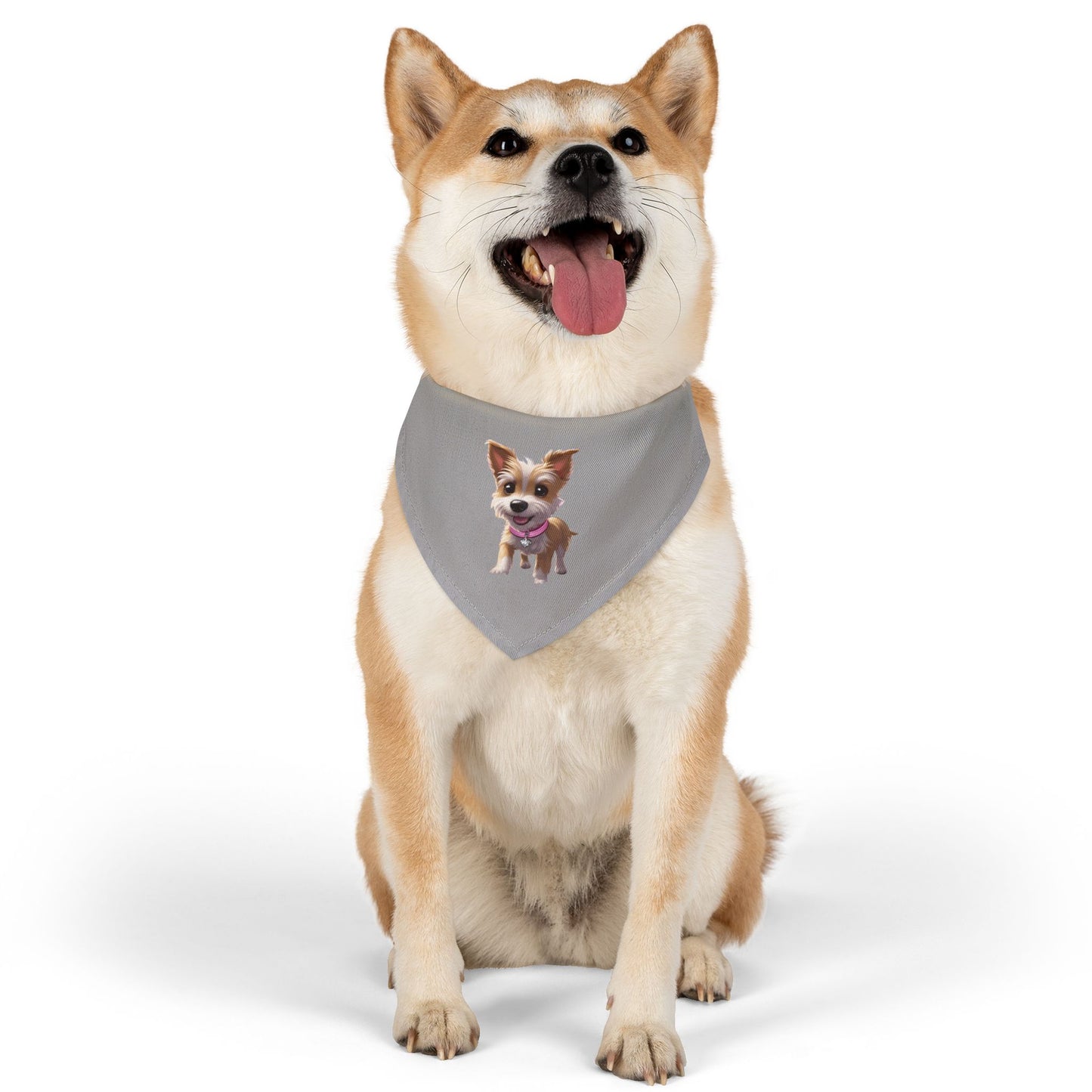 Custom Turquoise Tater Tot MyGranddogger Pet Bandana Collar, Dog Fashion Accessory, Unique Pet Gift, Adjustable Dog Scarf, Cute Dog Apparel