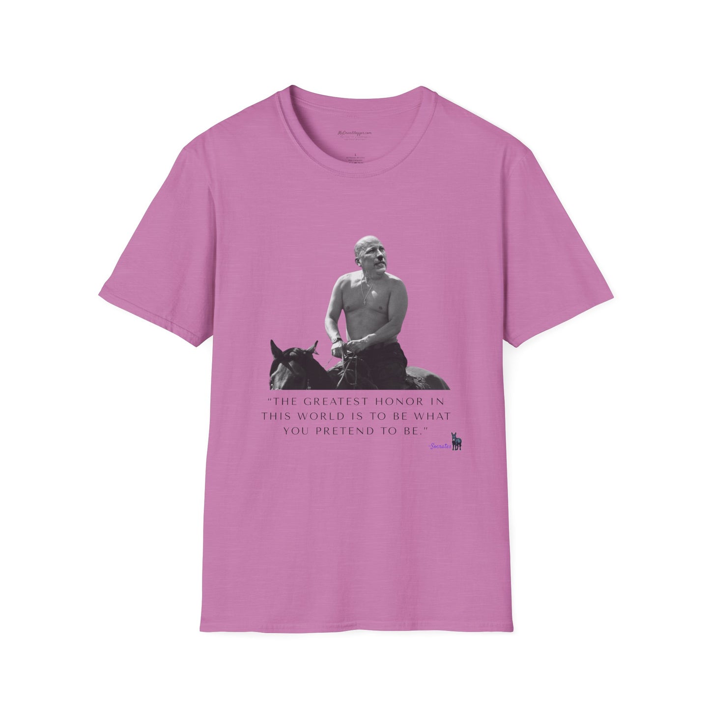 Democrat Donkey- Chip Roy and Vladimir Putin featuring a quote from Socrates Unisex T-Shirt - Perfect Gift for Family, Mother's Day, Grandpawrent's Day, Birthday, Casual Wear