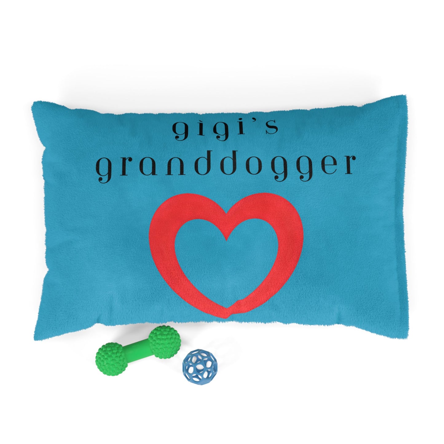 Cozy Pet Bed for Grandpuppies | Gigi's Granddogger Custom Pink Dog Bed, Soft Pet Cushion, Ideal for Gifts, Home Decor, Pet Lovers