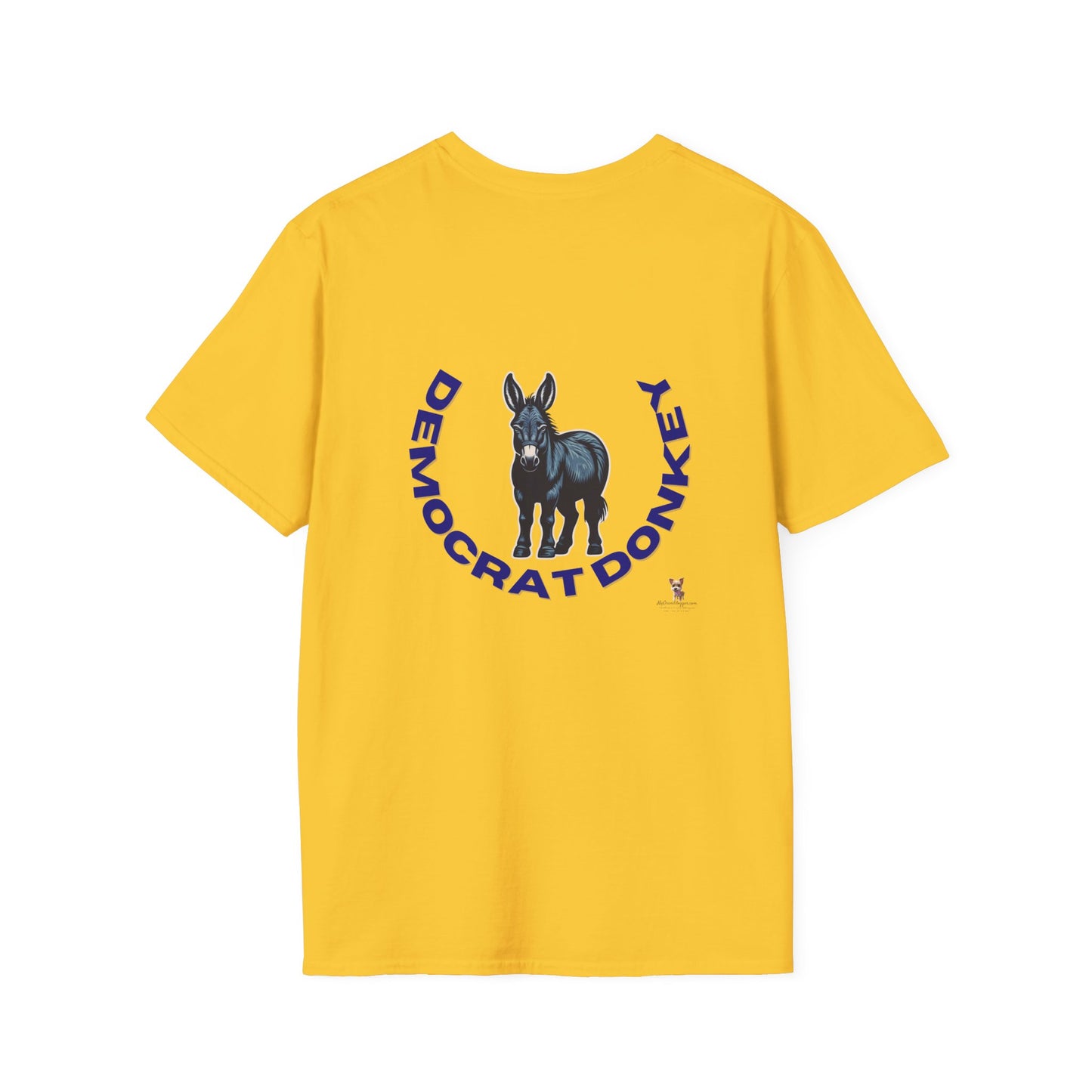 Democrat Donkey- MyGrandogger is Smarter than Your President Unisex T-Shirt - Perfect Gift for Family, Mother's Day, Grandpawrent's Day, Birthday, Casual Wear