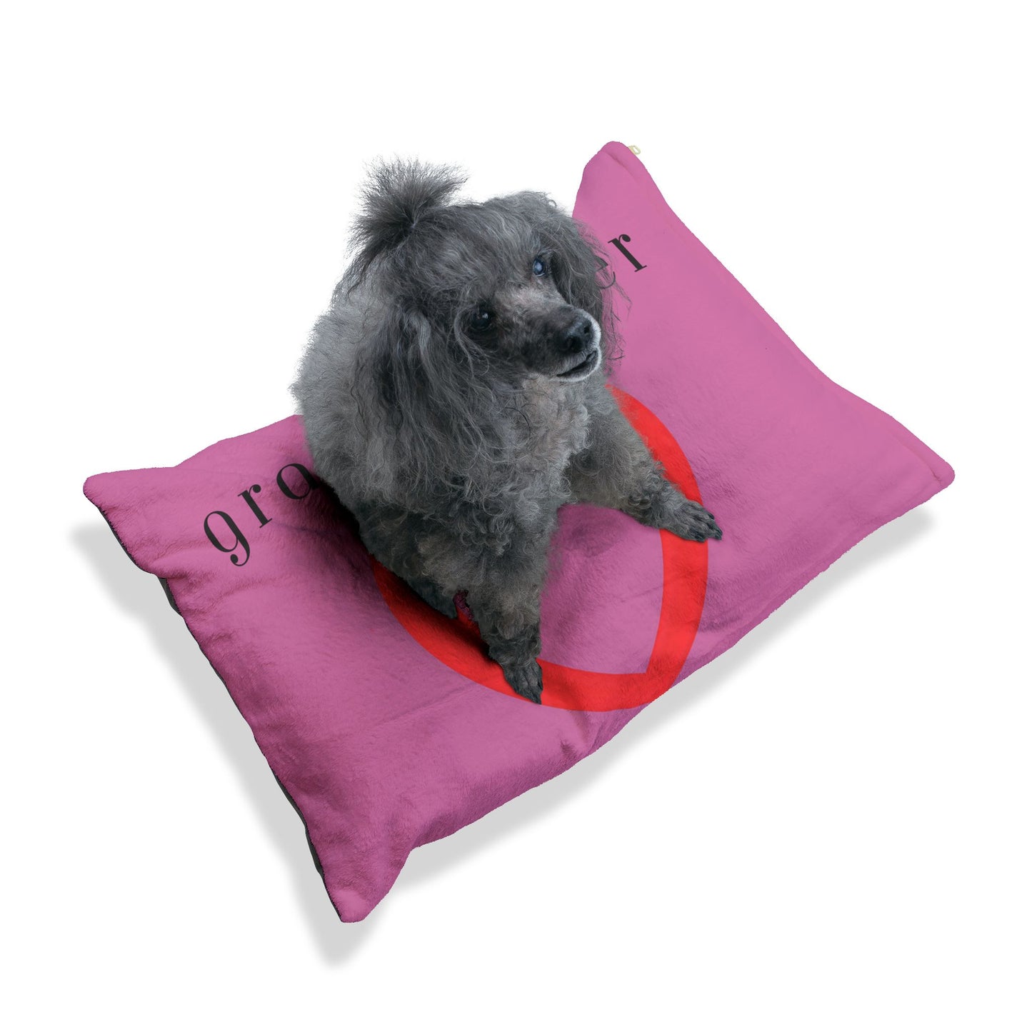 Cozy Pet Bed for Grandpuppies | Gigi's Granddogger Custom Pink Dog Bed, Soft Pet Cushion, Ideal for Gifts, Home Decor, Pet Lovers