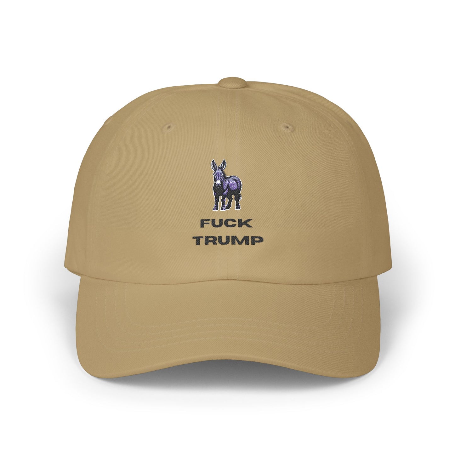 Democrat Donkey Fuck Trump Cap- Light Colors | Perfect Gift for Woke Grandpawrents, Casual Outings, Everyday Wear