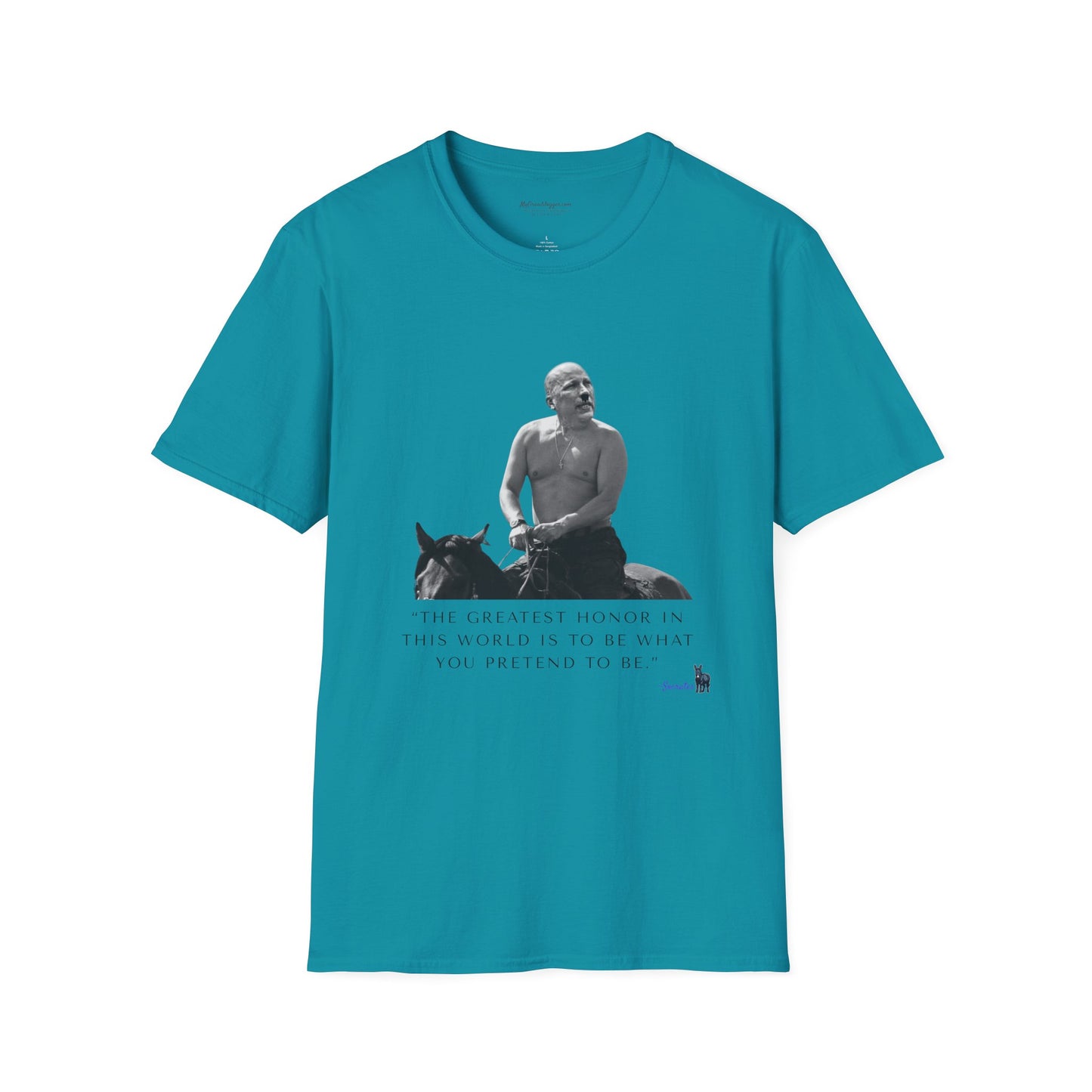 Democrat Donkey- Chip Roy and Vladimir Putin featuring a quote from Socrates Unisex T-Shirt - Perfect Gift for Family, Mother's Day, Grandpawrent's Day, Birthday, Casual Wear