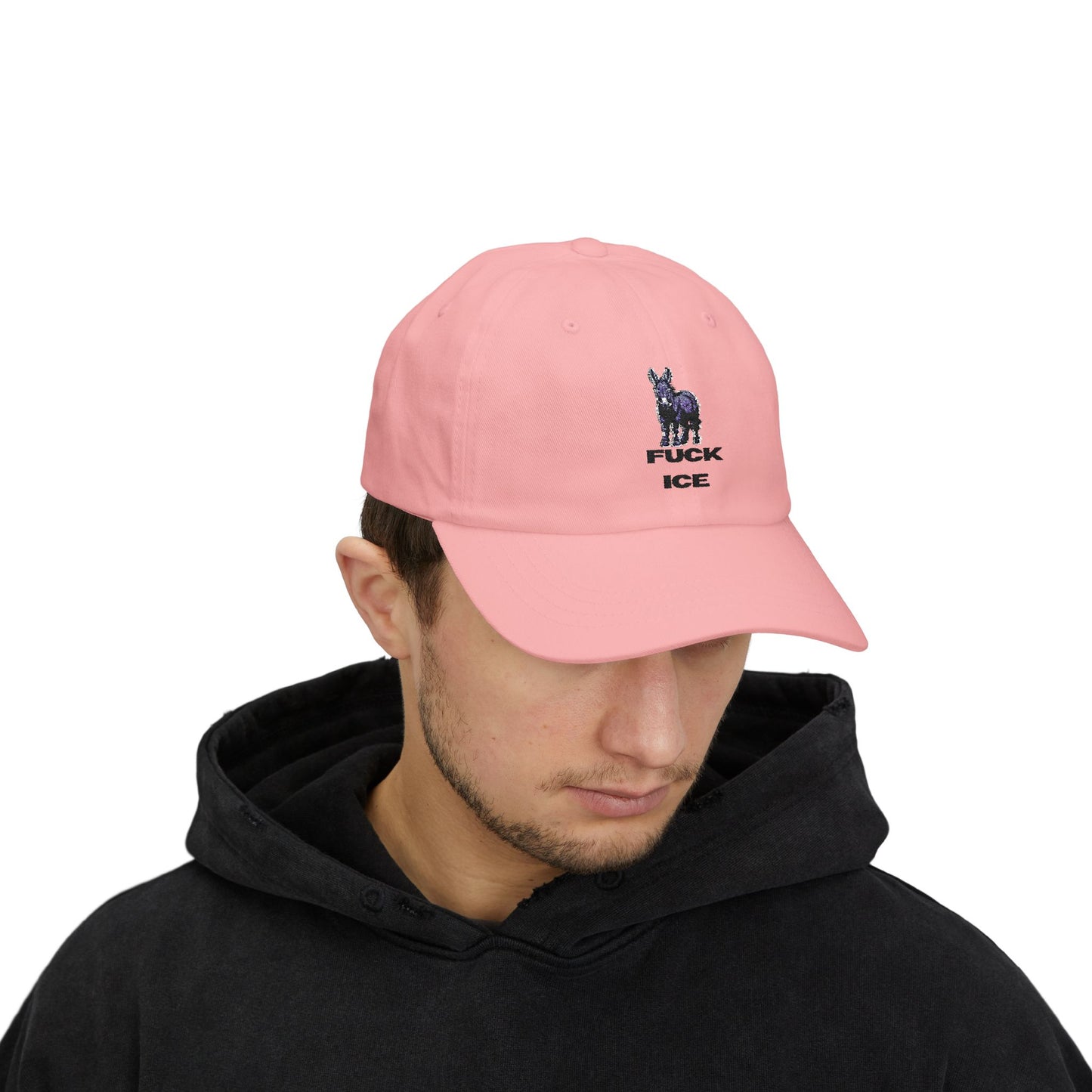 Democrat Donkey Fuck ICE Cap- Light Colors | Perfect Gift for Woke Grandpawrents, Casual Outings, Everyday Wear