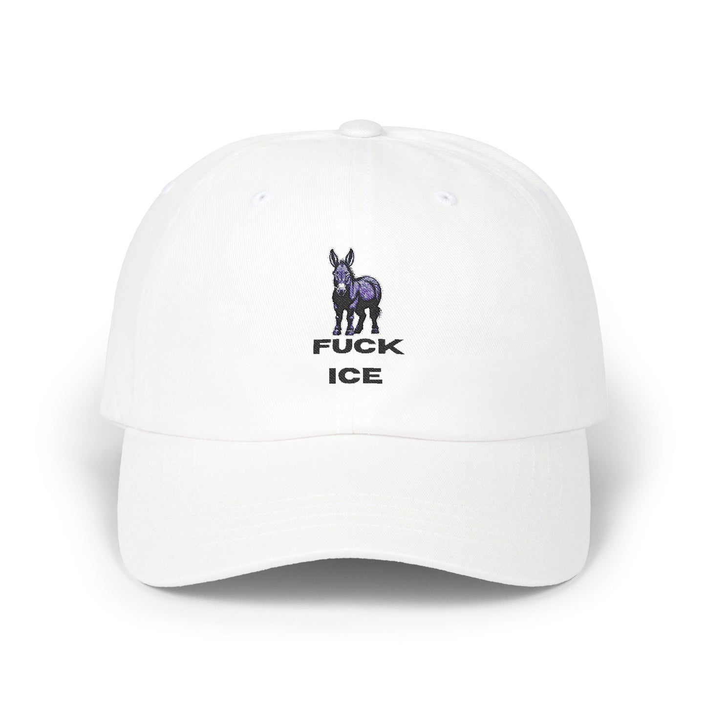 Democrat Donkey Fuck ICE Cap- Light Colors | Perfect Gift for Woke Grandpawrents, Casual Outings, Everyday Wear