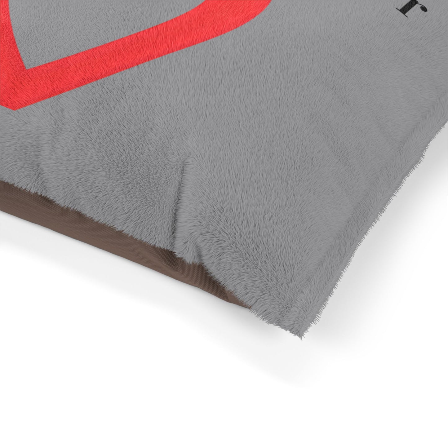 Cozy Pet Bed for Grandpuppies | PawPaw's Granddogger Custom Dark Gray Dog Bed, Soft Pet Cushion, Ideal for Gifts, Home Decor, Pet Lovers