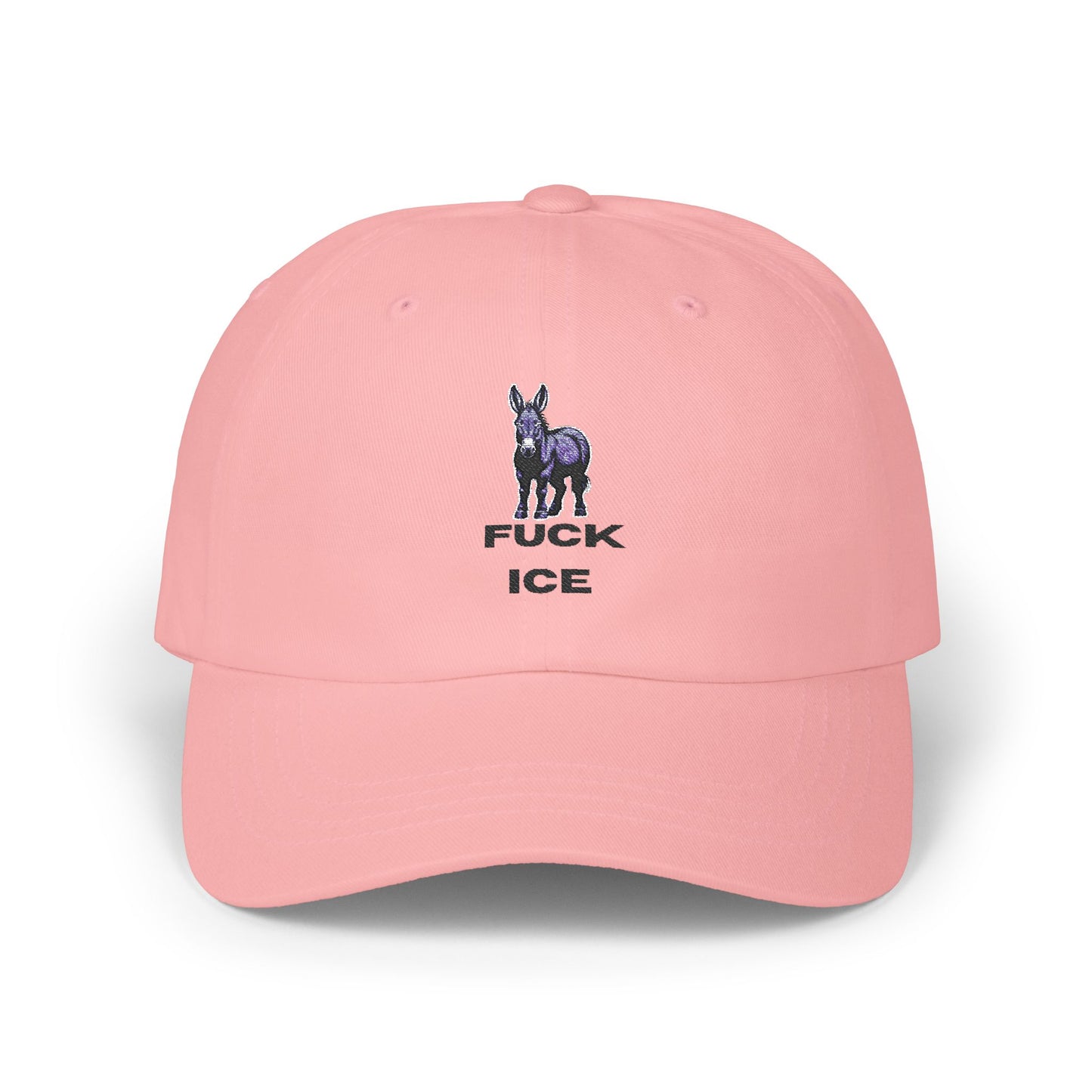 Democrat Donkey Fuck ICE Cap- Light Colors | Perfect Gift for Woke Grandpawrents, Casual Outings, Everyday Wear