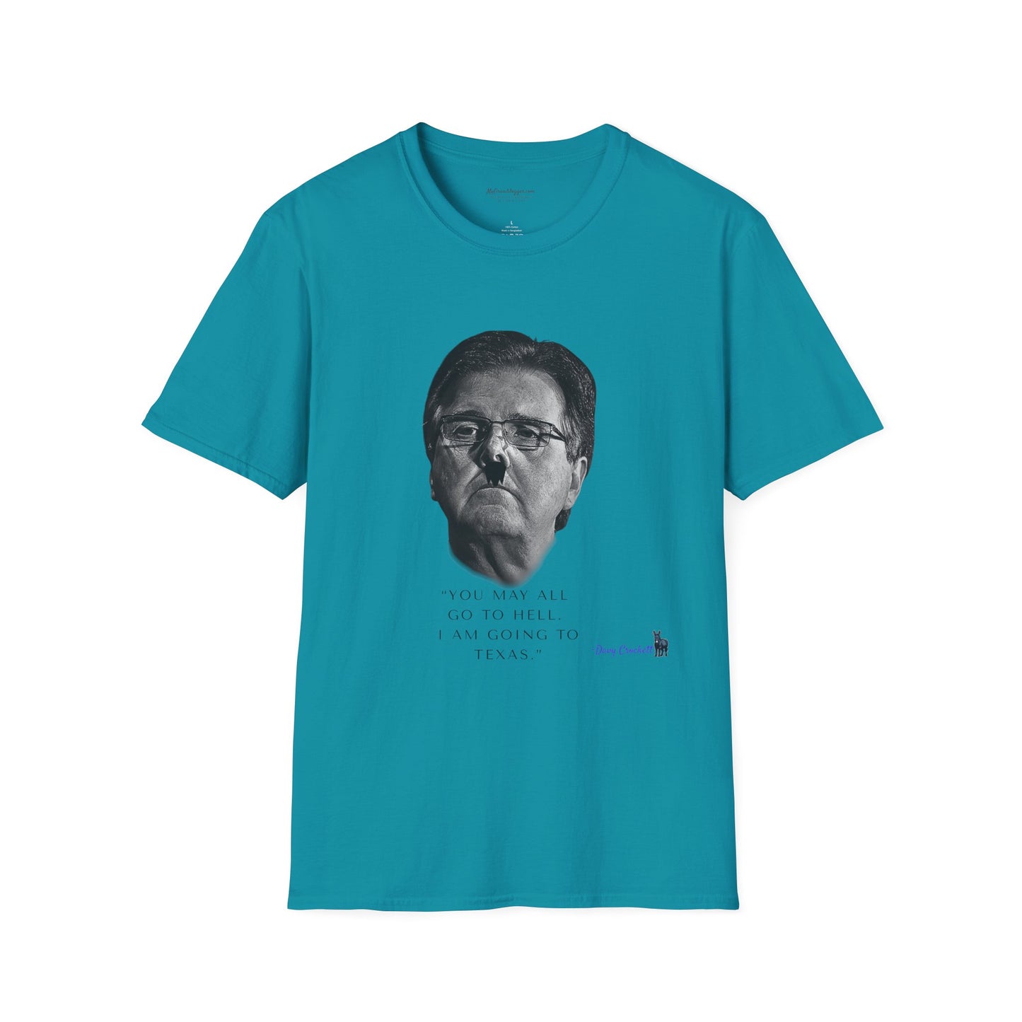 Democrat Donkey- Carpetbagger Dan Patrick Goes to Texas Unisex T-Shirt - Perfect Gift for Family, Mother's Day, Grandpawrent's Day, Birthday, Casual Wear