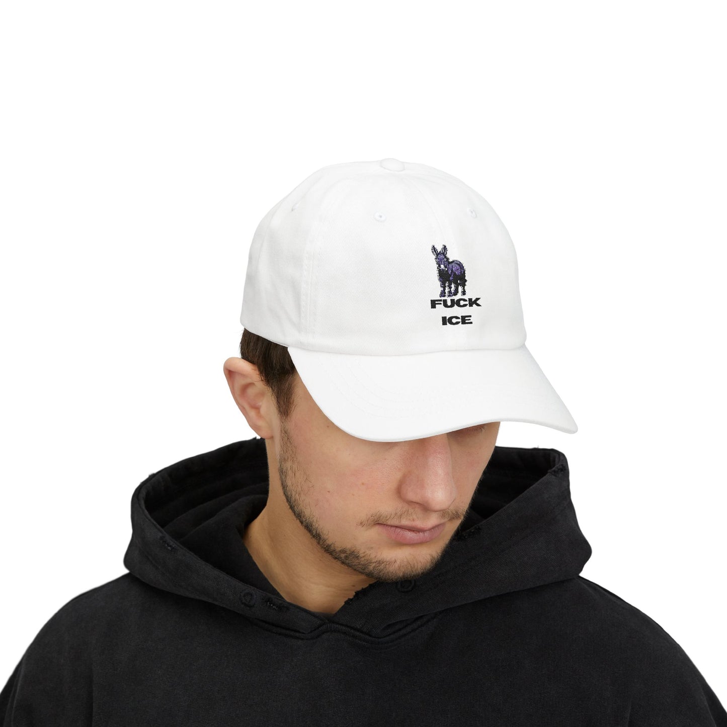 Democrat Donkey Fuck ICE Cap- Light Colors | Perfect Gift for Woke Grandpawrents, Casual Outings, Everyday Wear