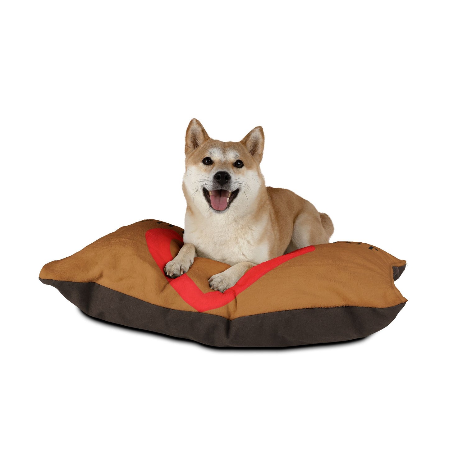 Cozy Pet Bed for Grandpuppies | Gigi's Granddogger Custom Light Brown Dog Bed, Soft Pet Cushion, Ideal for Gifts, Home Decor, Pet Lovers