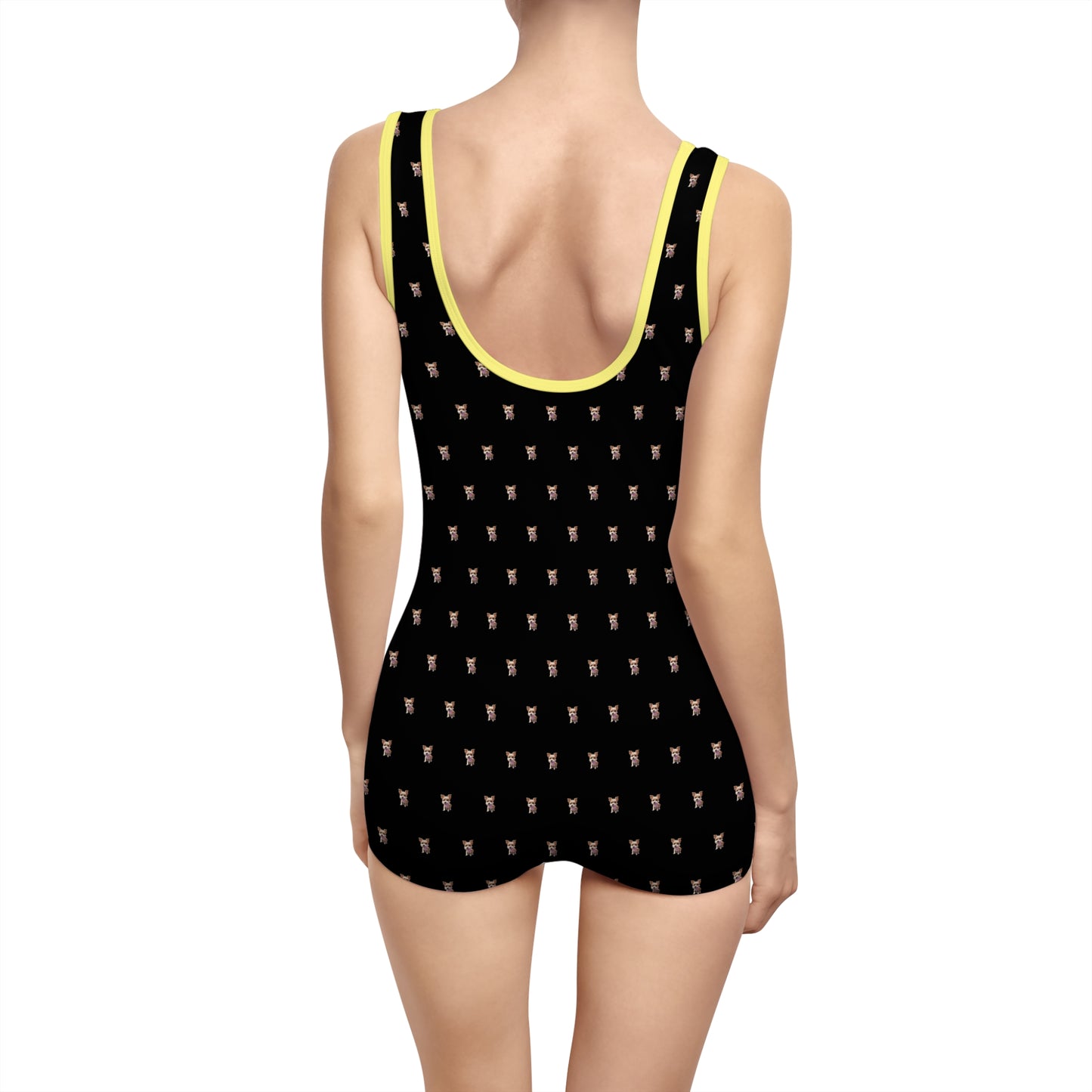 Women's Vintage Swimsuit, Retro Bathing Suit, Stylish Swimwear, Summer Pool Party Outfit, Beach Vacation Essential, Holiday Swimwear
