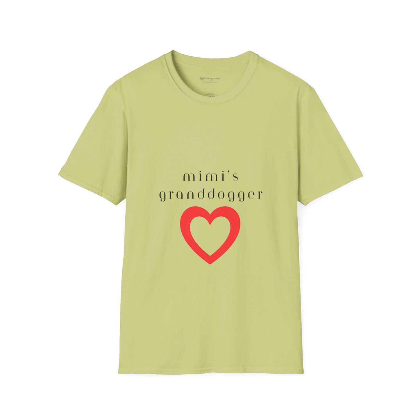 Mimi's Granddogger Unisex T-Shirt - Perfect Gift for Family, Mother's Day, Grandpawrent's Day, Birthday, Casual Wear