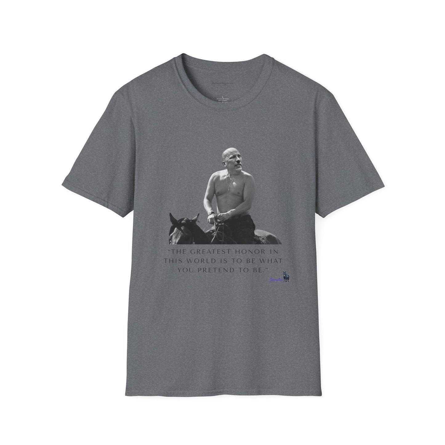 Democrat Donkey- Chip Roy and Vladimir Putin featuring a quote from Socrates Unisex T-Shirt - Perfect Gift for Family, Mother's Day, Grandpawrent's Day, Birthday, Casual Wear