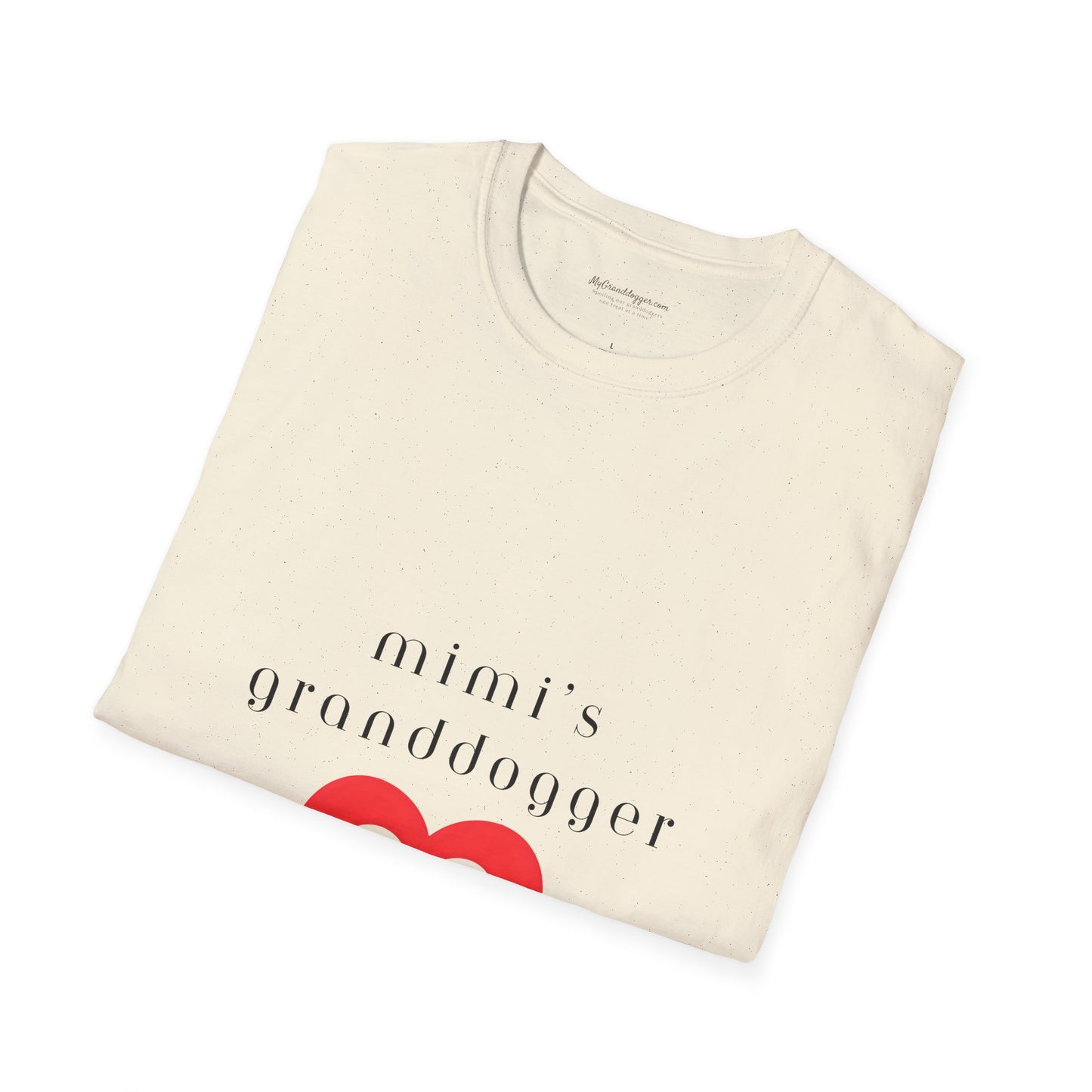 Mimi's Granddogger Unisex T-Shirt - Perfect Gift for Family, Mother's Day, Grandpawrent's Day, Birthday, Casual Wear
