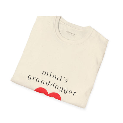 Mimi's Granddogger Unisex T-Shirt - Perfect Gift for Family, Mother's Day, Grandpawrent's Day, Birthday, Casual Wear