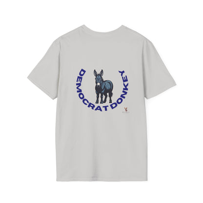 Democrat Donkey- MyGrandogger is Smarter than Your Governor Unisex T-Shirt - Perfect Gift for Family, Mother's Day, Grandpawrent's Day, Birthday, Casual Wear