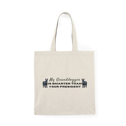 Democrat Donkey MyGranddogger is Smarter than your President, Eco-Friendly Shopping Bag