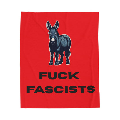 Democrat Donkey Plush Blanket in Black- Customizable Gift for Woke Grandpawrents, Soft Throw for Home, Pet-Themed Decor, Perfect for Birthdays, [...]
