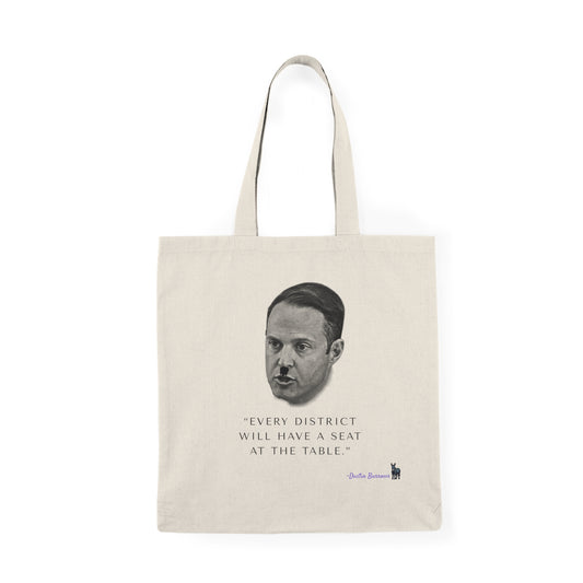 Democrat Donkey feat. Dustin Burrows- Seat at the Table, Eco-Friendly Shopping Bag