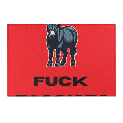 Democrat Donkey Fuck Fascists Area Rugs for Cozy Spaces, Living Room Decor, Home Accent Rugs, Stylish Floor Mats, Gifts for Housewarming