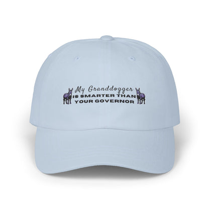 Democrat Donkey My Granddogger is Smarter Than Your Governor Cap- Light Colors | Perfect Gift for Woke Grandpawrents, Casual Outings, Everyday Wear
