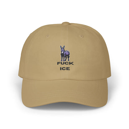 Democrat Donkey Fuck ICE Cap- Light Colors | Perfect Gift for Woke Grandpawrents, Casual Outings, Everyday Wear