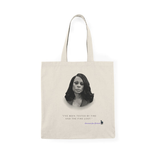 Democrat Donkey feat. Nicole Collier and Ann Richards- Tested by Fire, Eco-Friendly Shopping Bag